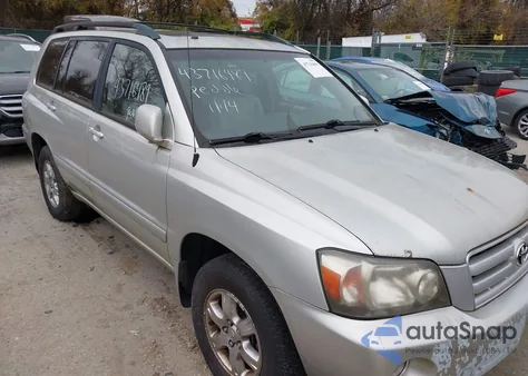 2004 Toyota Highlander V6 z USA, uszkodzony, nr VIN JTEEP21A540034926
